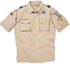 bsa shirt patch placement