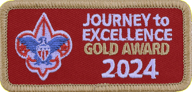 Latest BSA Quality Unit Award, highest level ('Journey to Excellence', gold level)