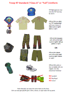 cub scout uniforms : garments